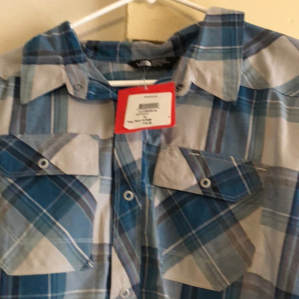 North Face button down shirt